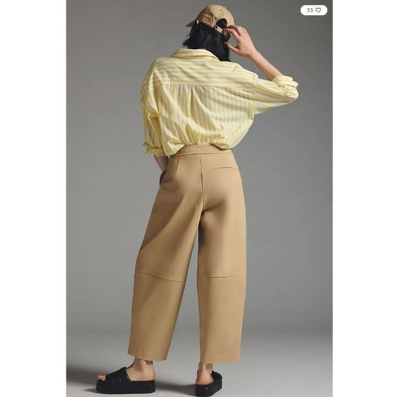Anthropologie • Tan Cropped Pants - Picture 5 of 7